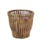 Household Essentials Small Reed Willow Waste Basket